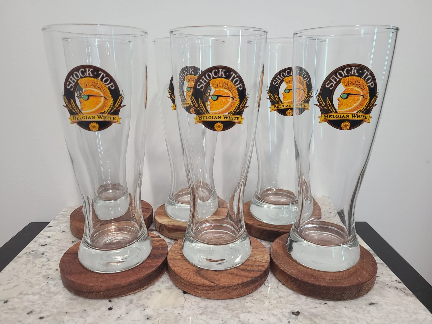 Shock Top Belgian White Beer Glasses (Set of 6) - photo 2
