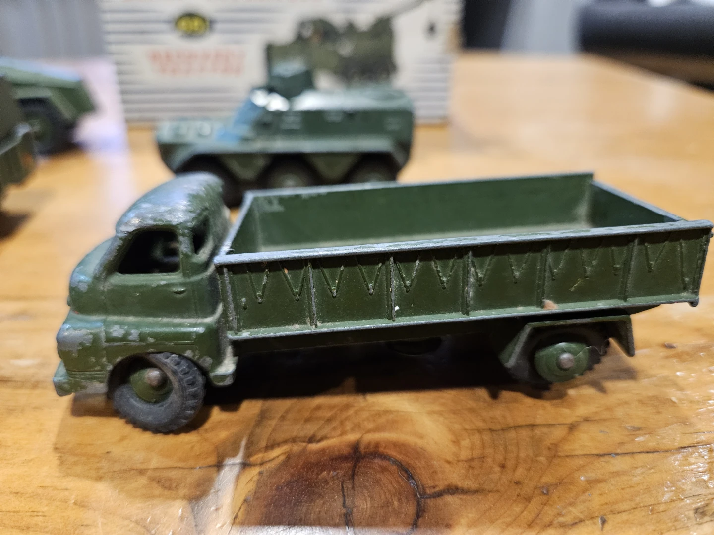1950s dinky toy  military truck