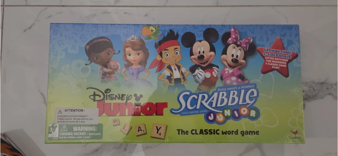 Disney Junior Scrabble Junior The Classic Word Game