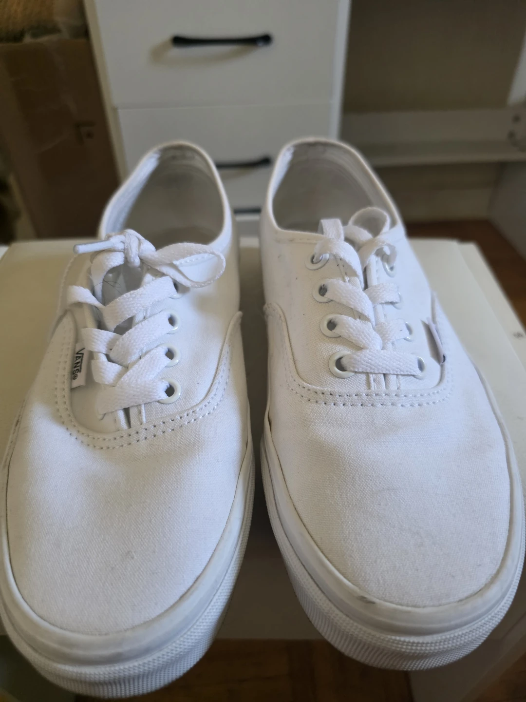 White Vans Authentic Sneakers