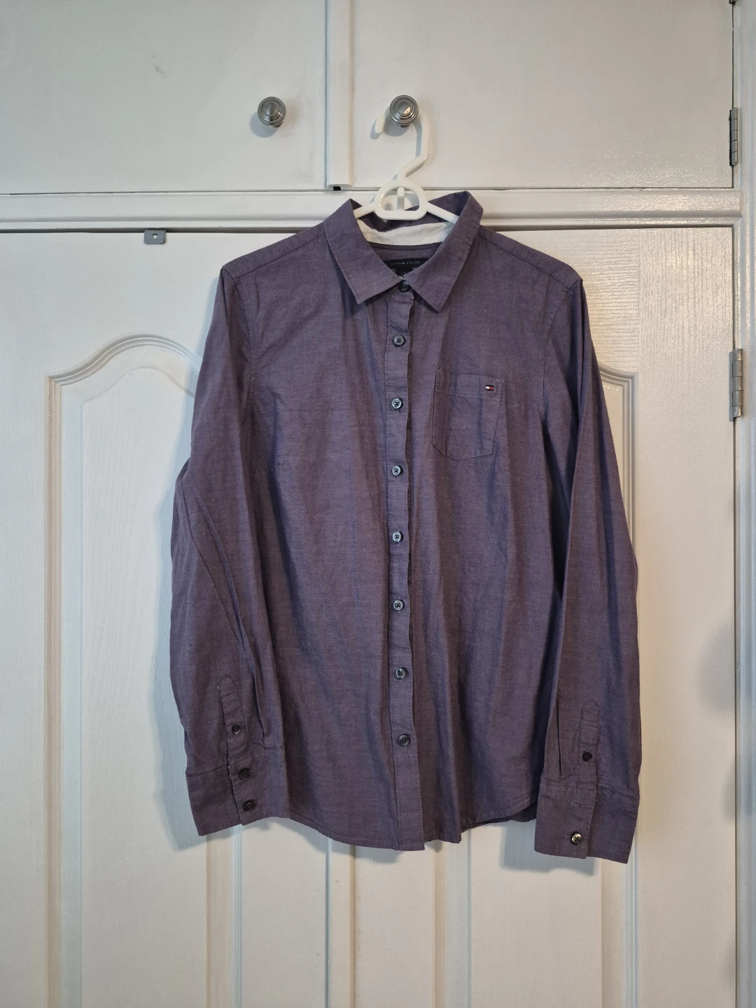 Tommy Hilfiger Purple Button-Up Shirt