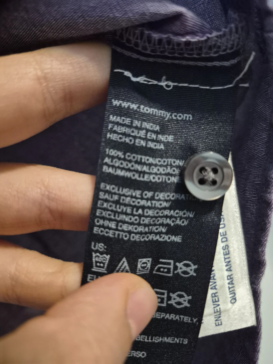 Tommy Hilfiger Purple Button-Up Shirt - photo 5