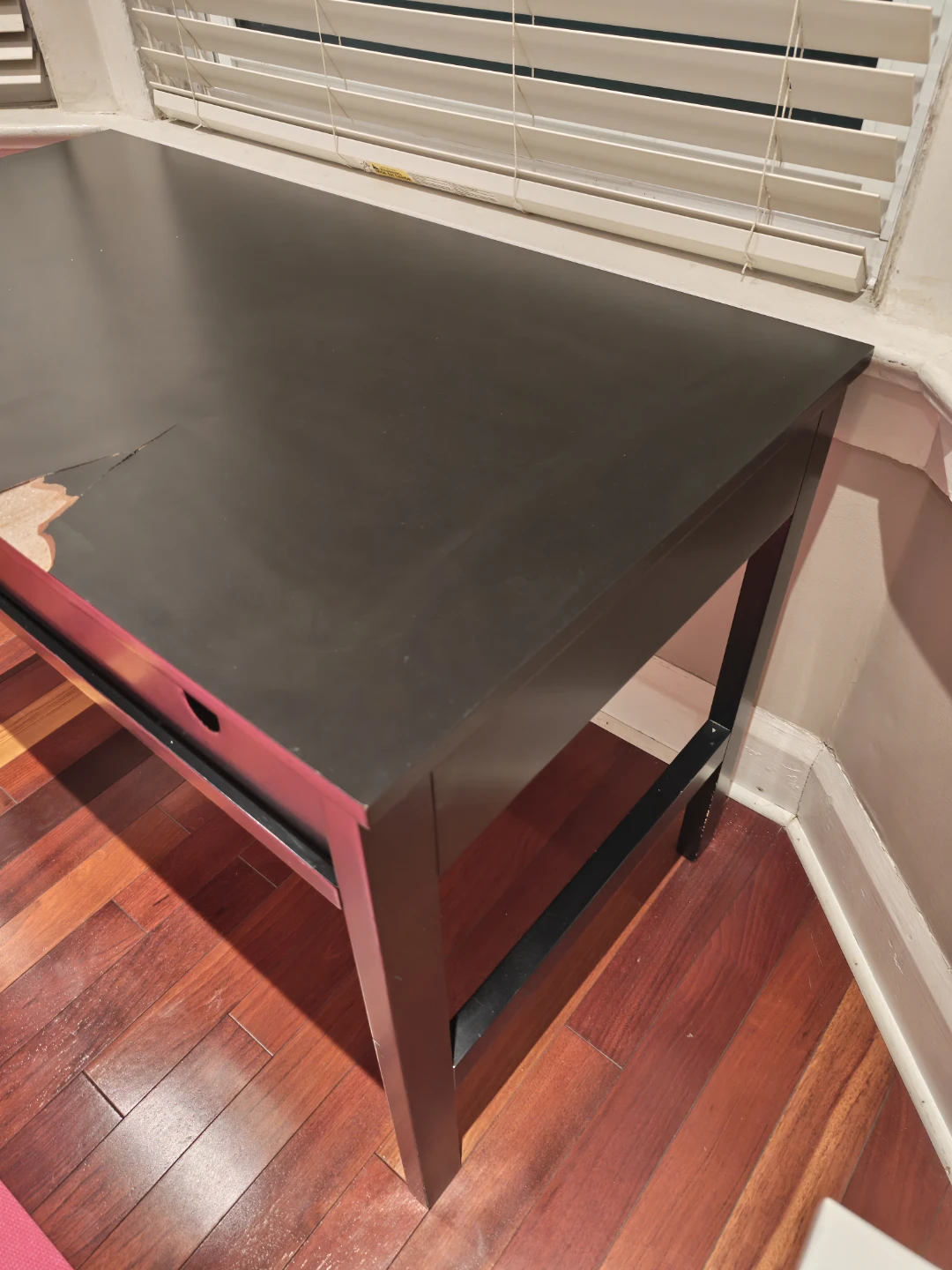 Black Desk with Two Drawers - photo 5