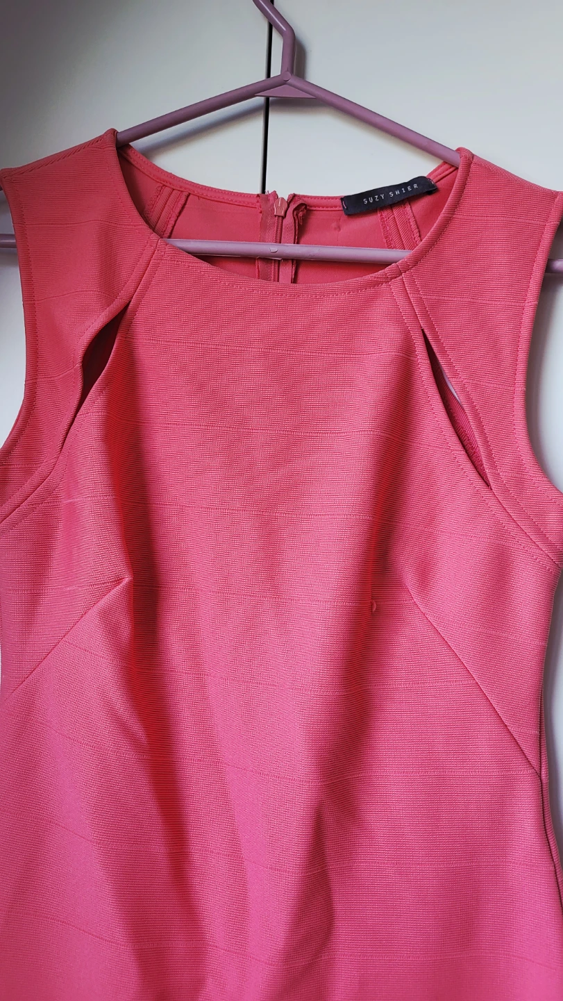 Suzy Shier Pink Sleeveless Sheath Dress - photo 3