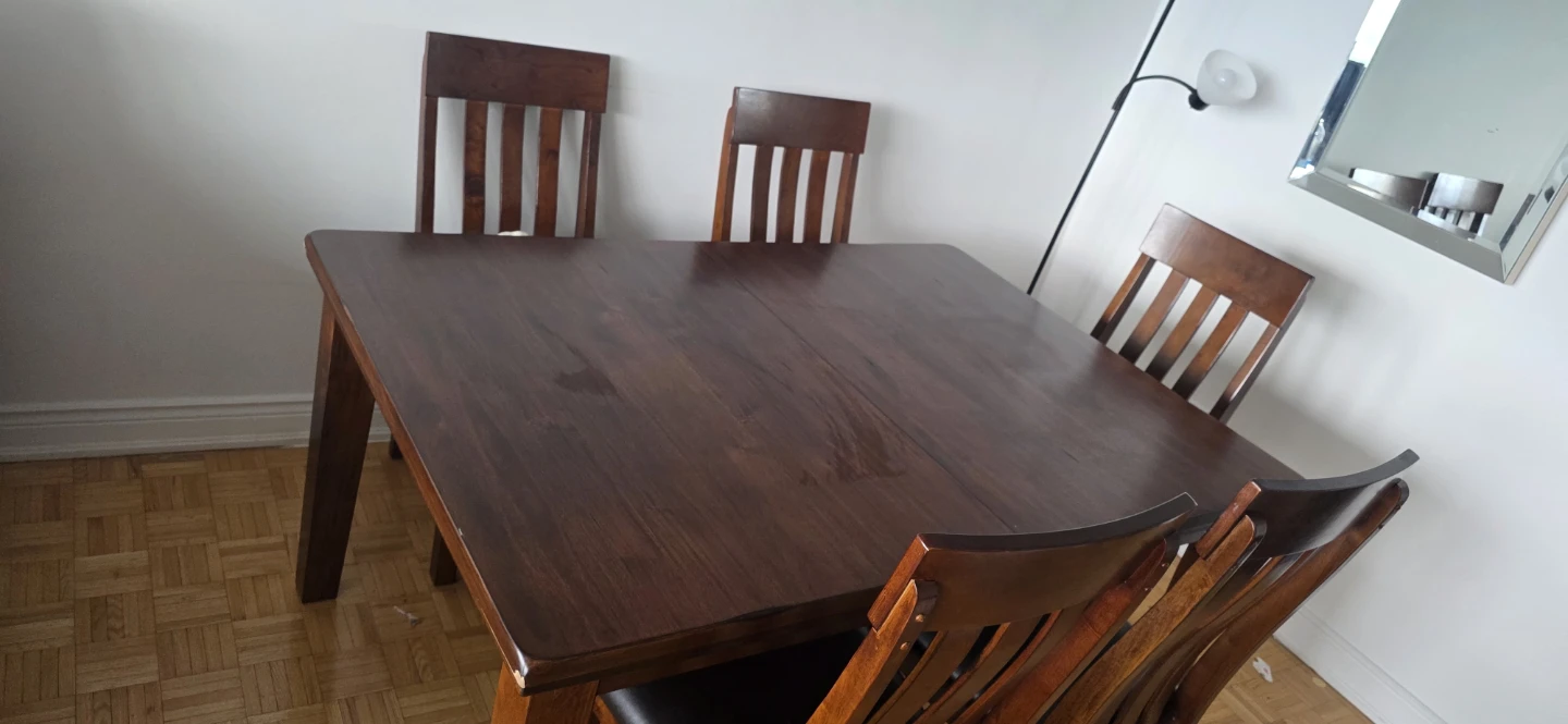 Expandable dining set