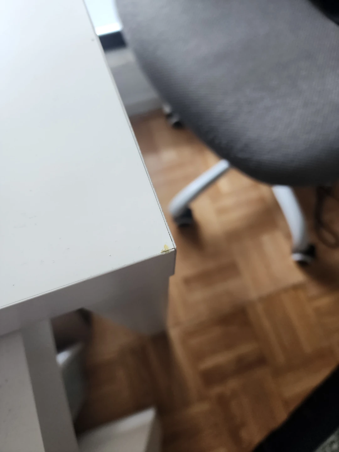 Title Modern White L-Shaped Office Desk - photo 4