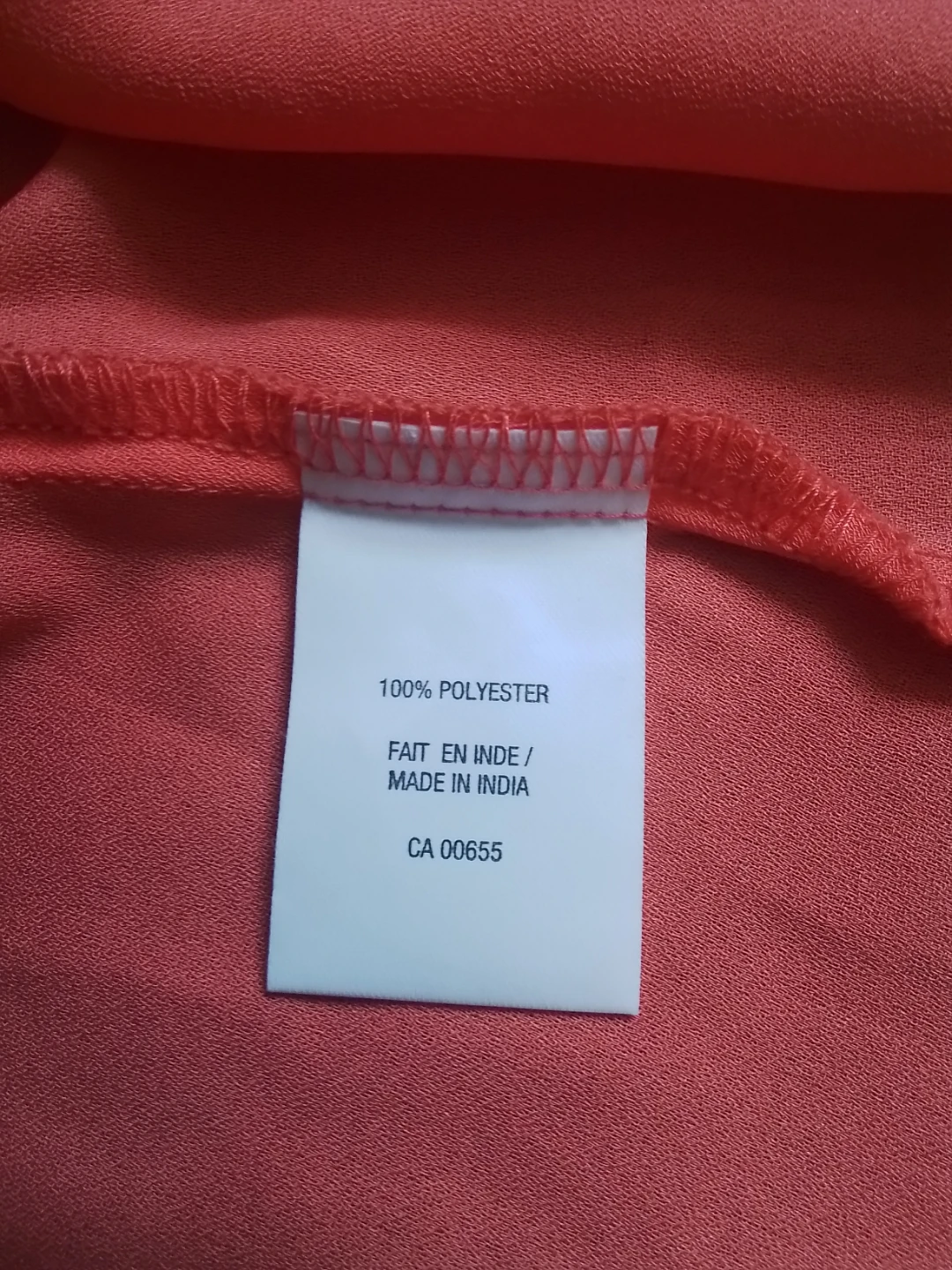 Coral sleeveless top with YKK zipper - photo 5