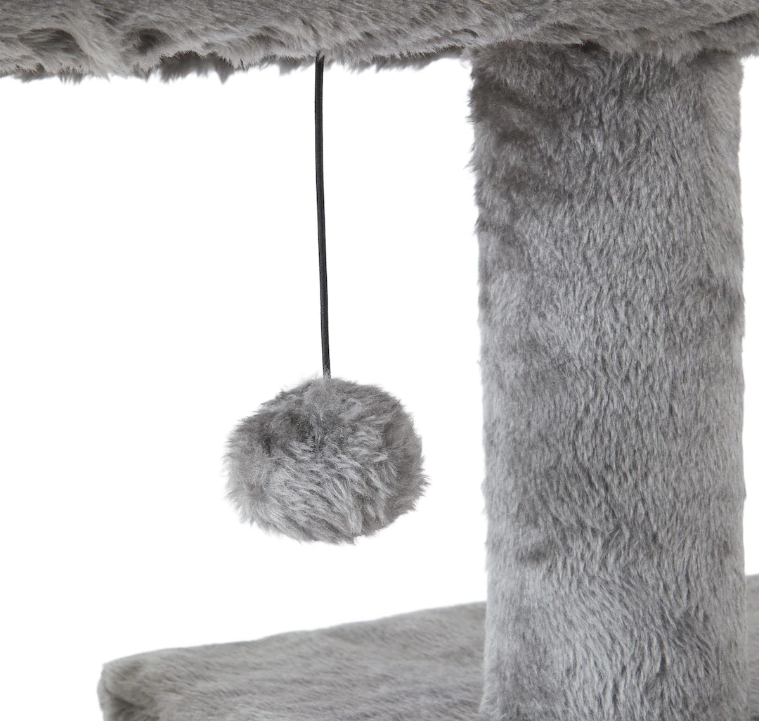 (BRAND NEW) Grey Cat Tree with Condo and Scratching Ramp - photo 4