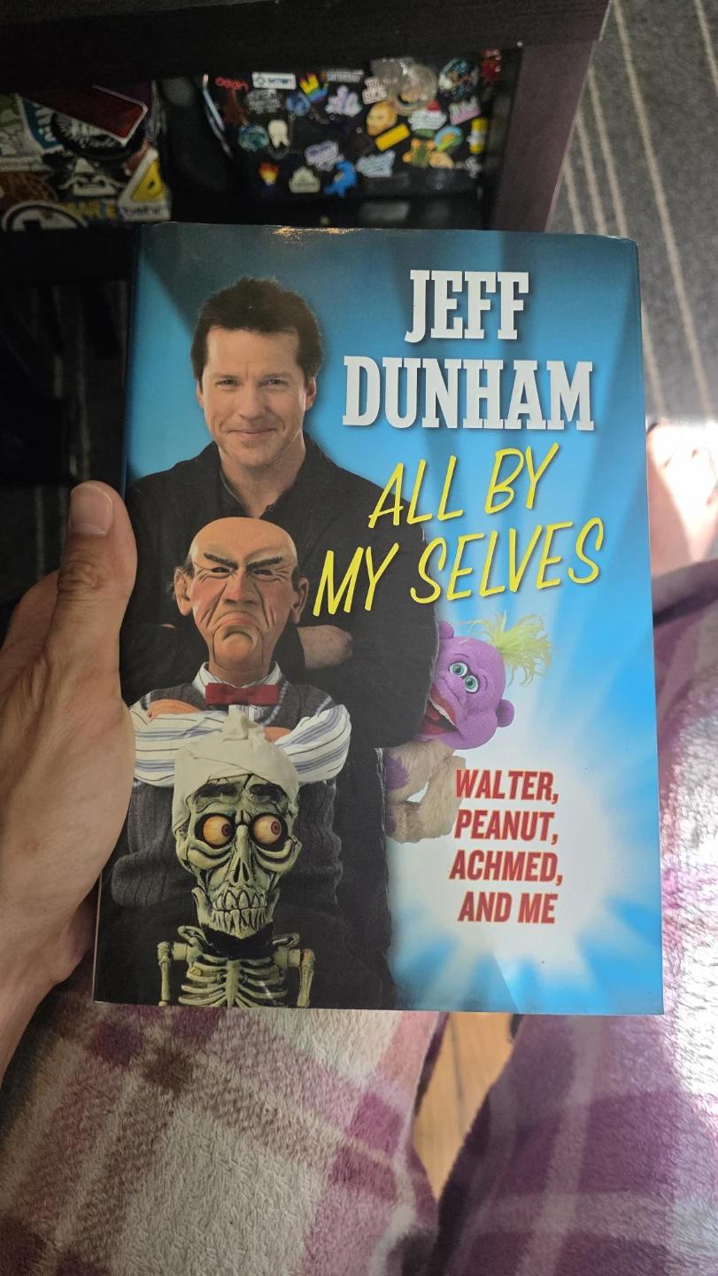 Autographed Jeff Dunham All By My Selves Book