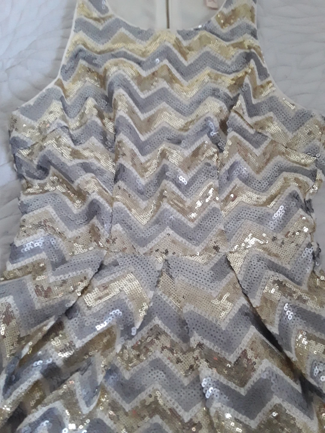 Chelsea & Violet Sequin Chevron Dress - photo 3