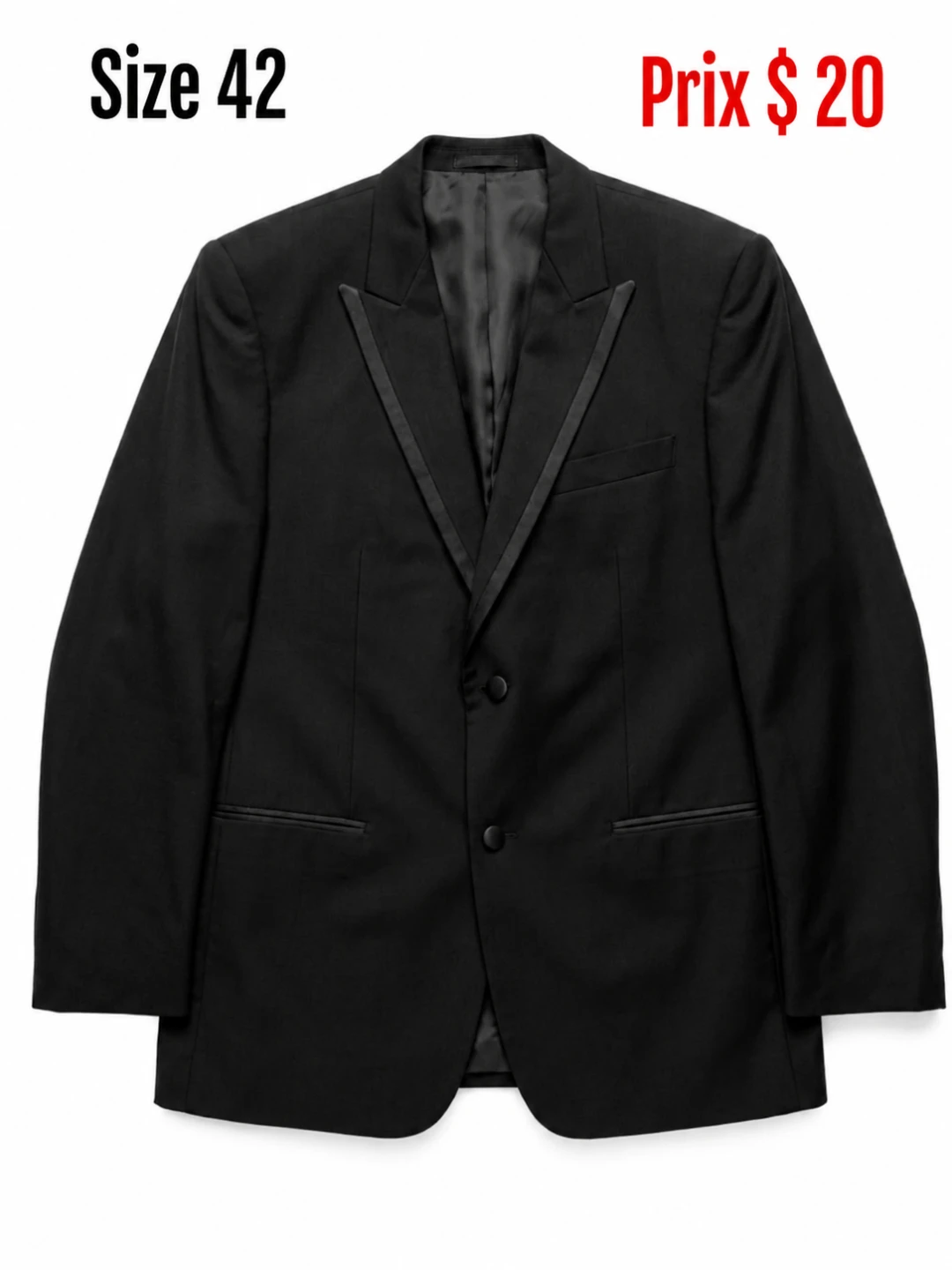 Men's Navy Pinstripe Suit Jacket and Pants Set - photo 3