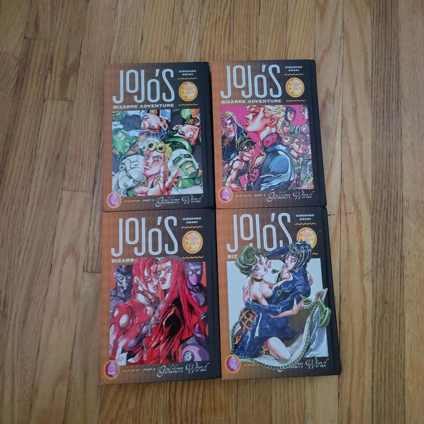 JoJo's Bizarre Adventure: Golden Wind Manga Volumes 1-4
