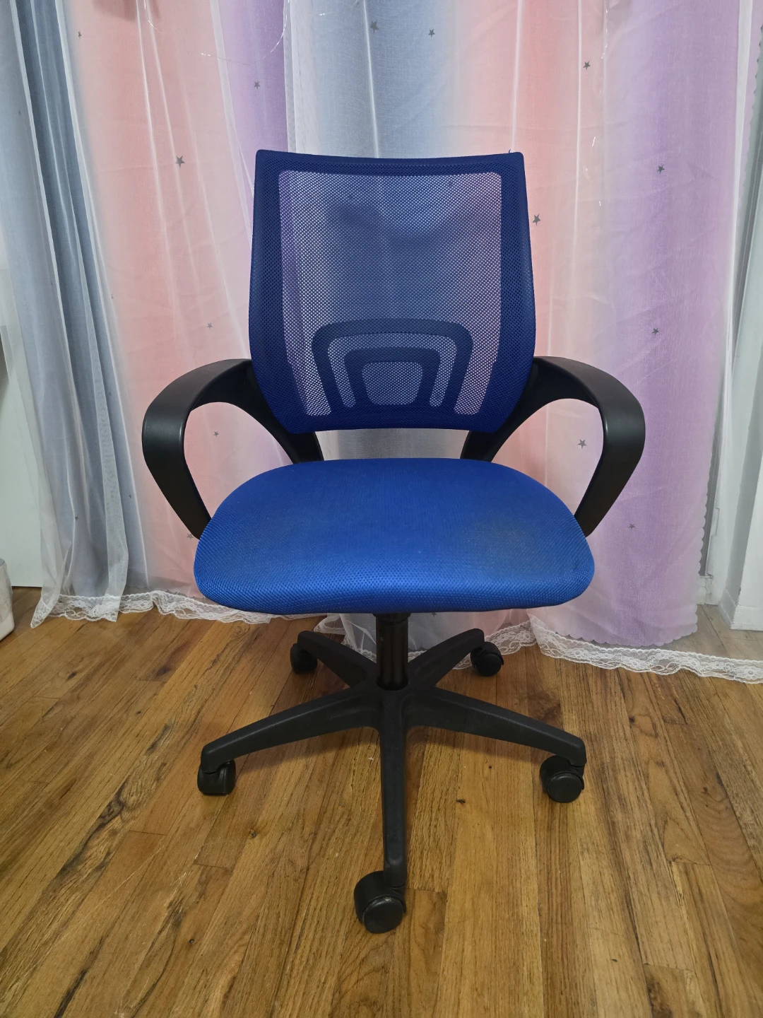Blue Mesh Office Chair