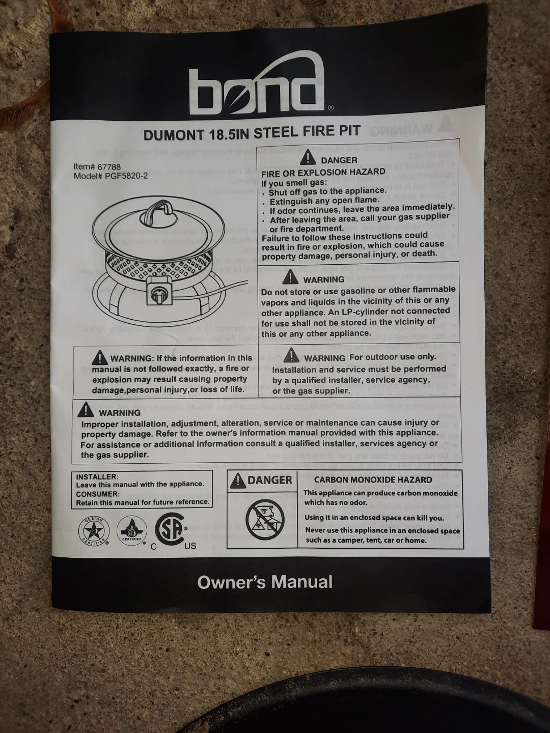 Bond Dumont 18.5in Steel Fire Pit - photo 3