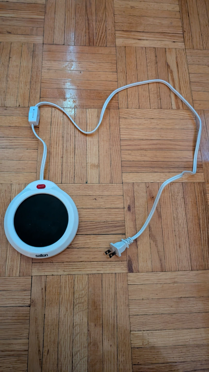 Salton White Coffee Mug Warmer