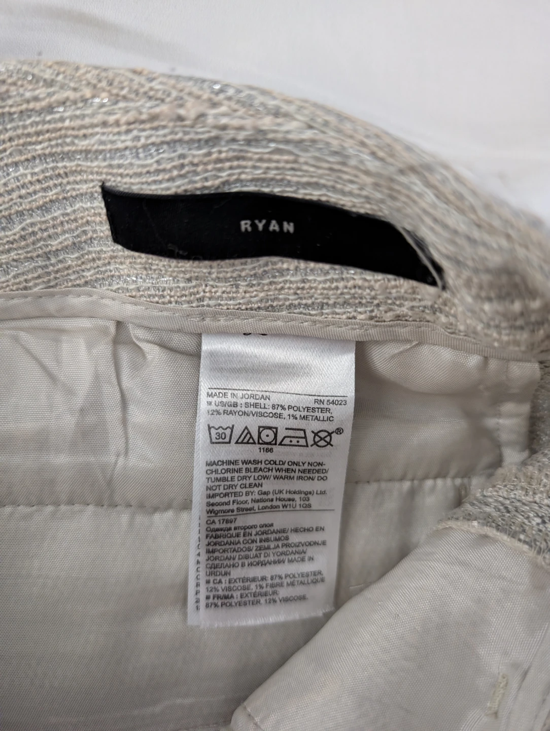 Banana Republic Shiny Tweed Formal  Work Ryan Shorts 31" ptp - photo 3