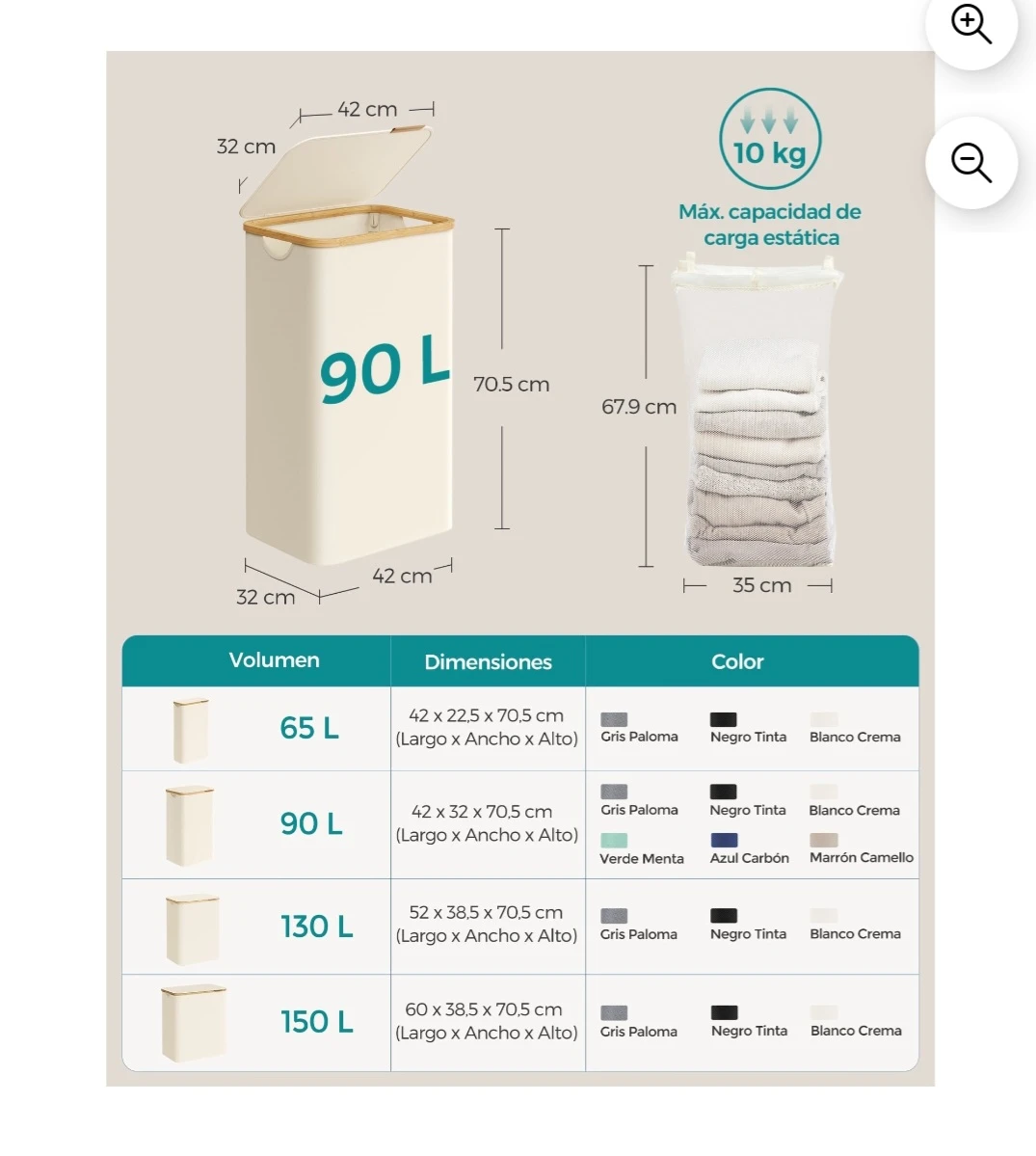 Laundry Hamper with Lid - photo 2