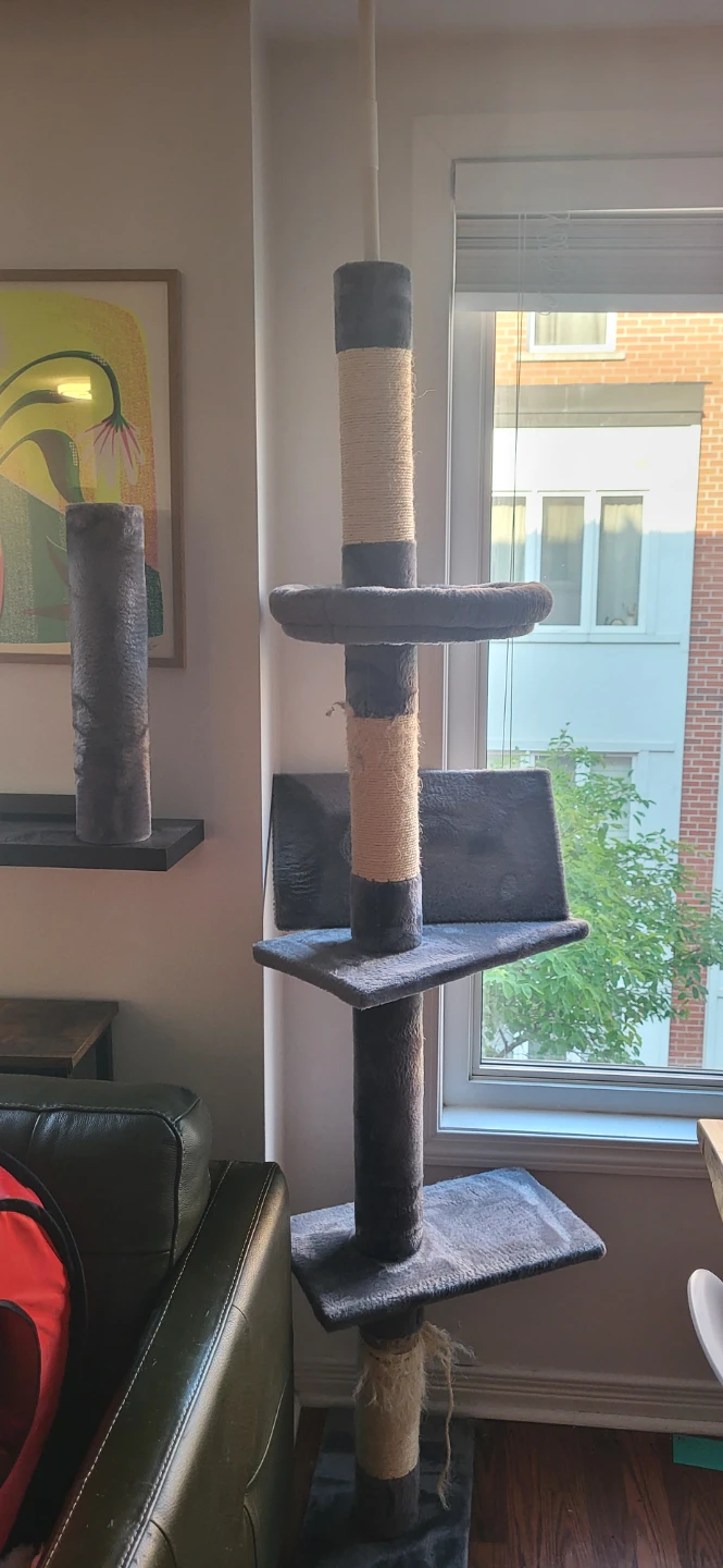 Multi-Level Cat Tree with Scratching Posts