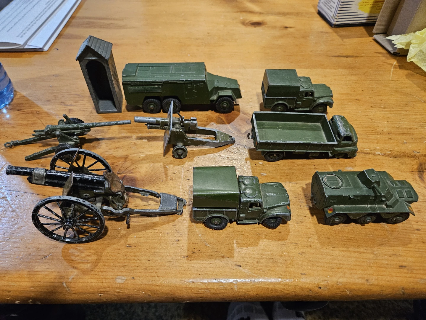 9 Dinky Toys 1950s. Made in England