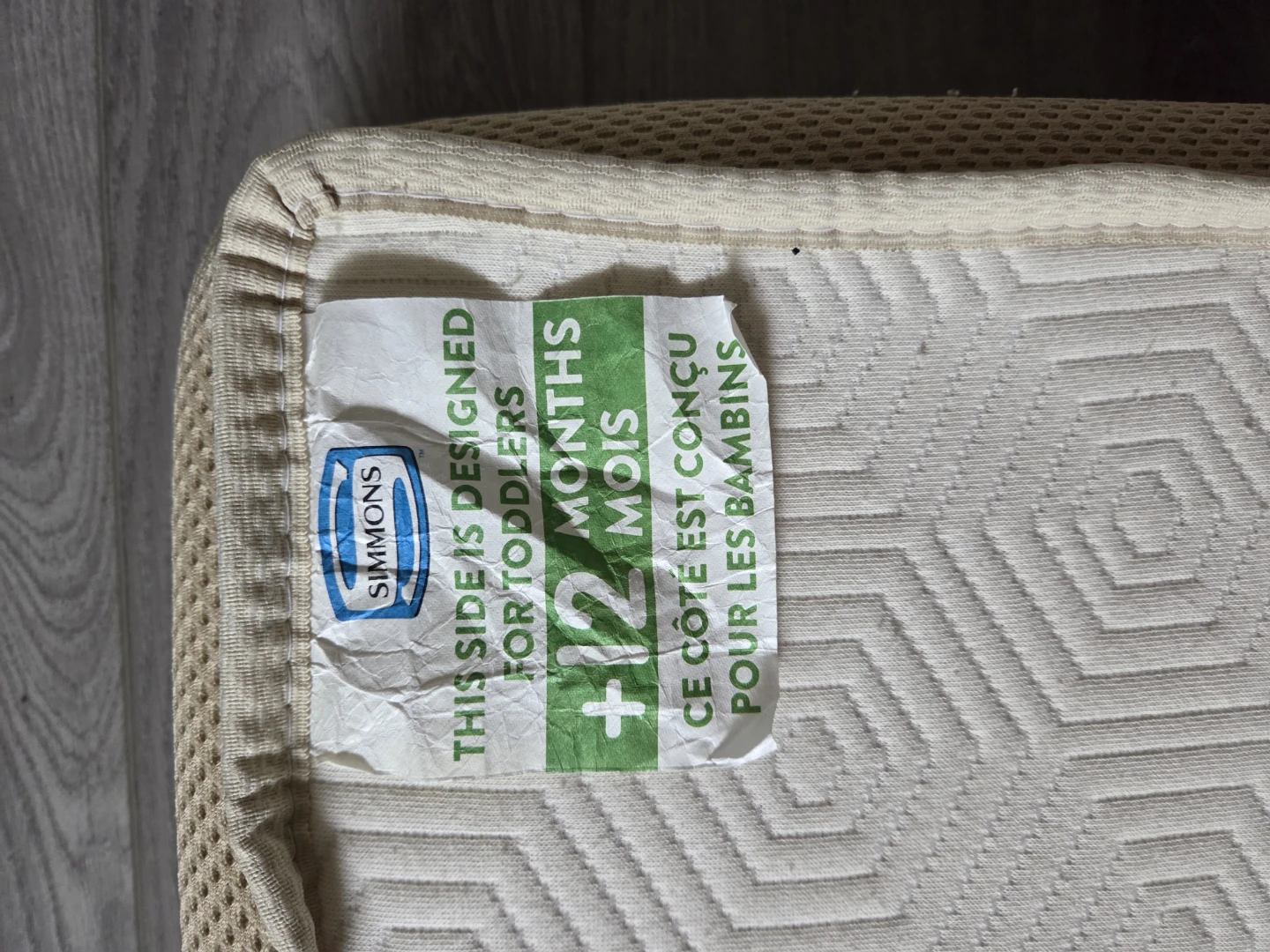 Crib mattress from Simmons - photo 2