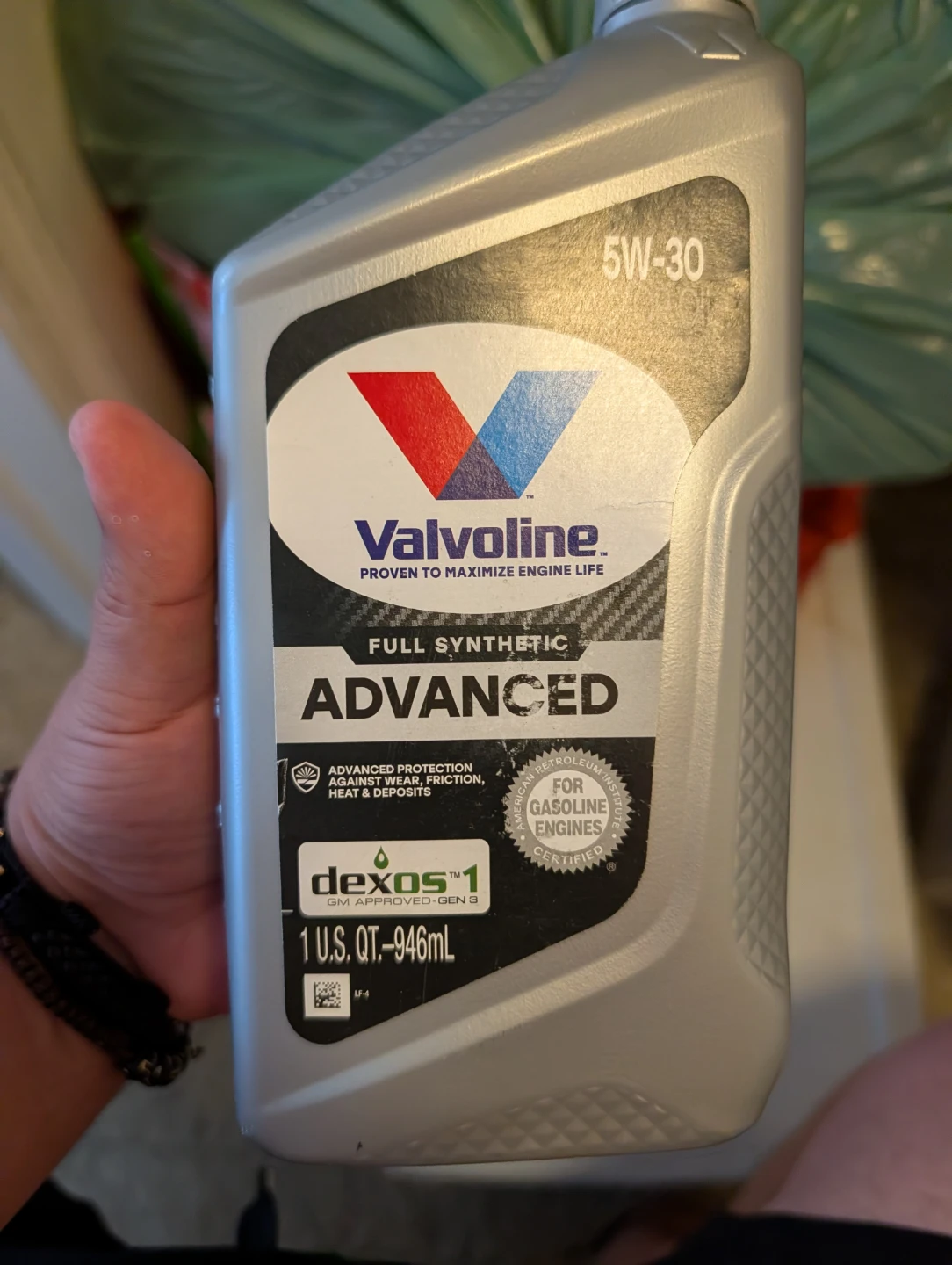 Valvoline Advanced Full Synthetic 5W-30 Motor Oil 1 U.S. Qt.