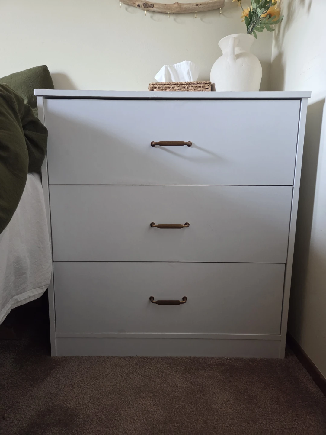 3 Drawer Dresser White