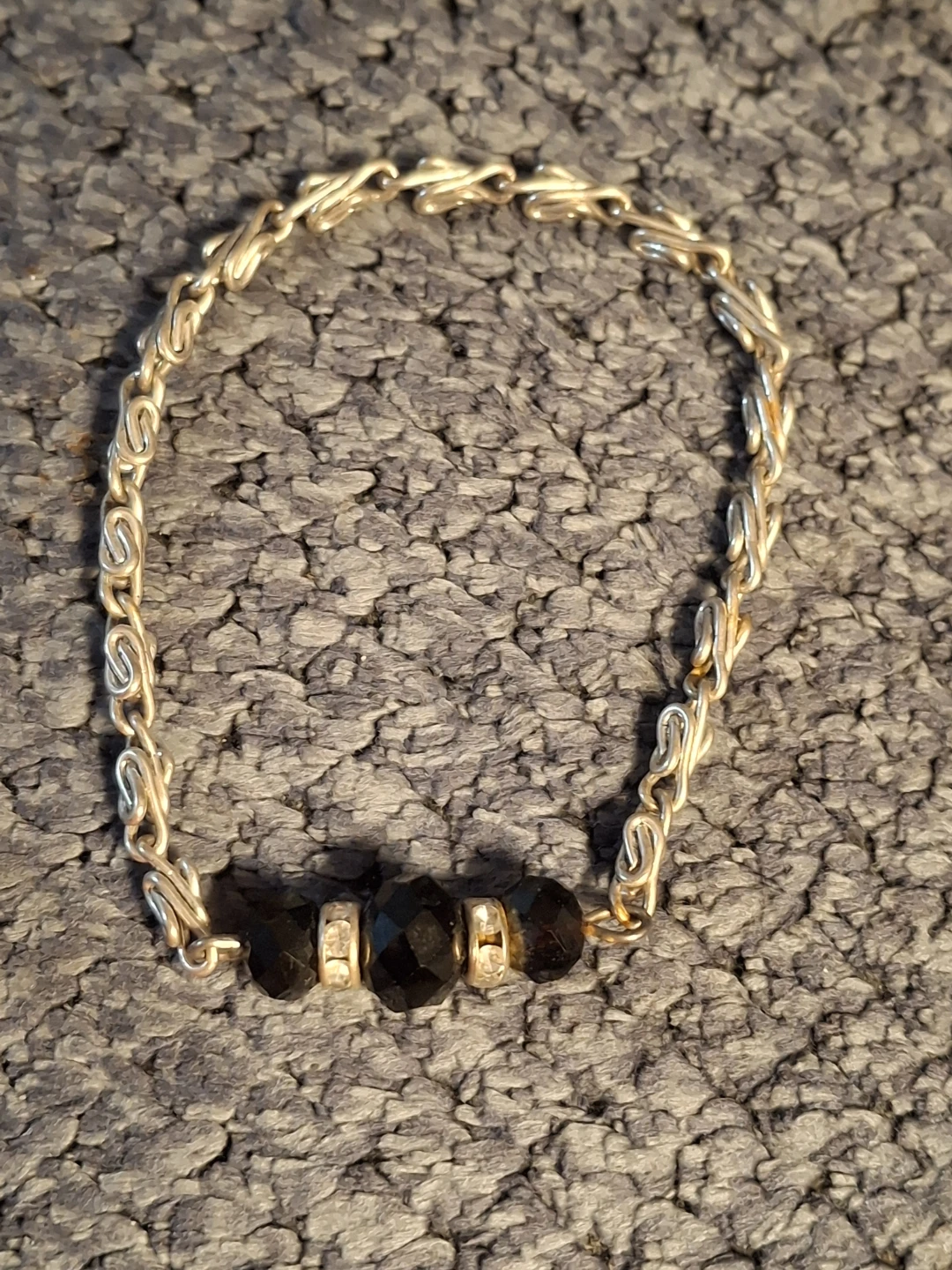 Silver  Bracelet with Crystal and Rhinestones - photo 5