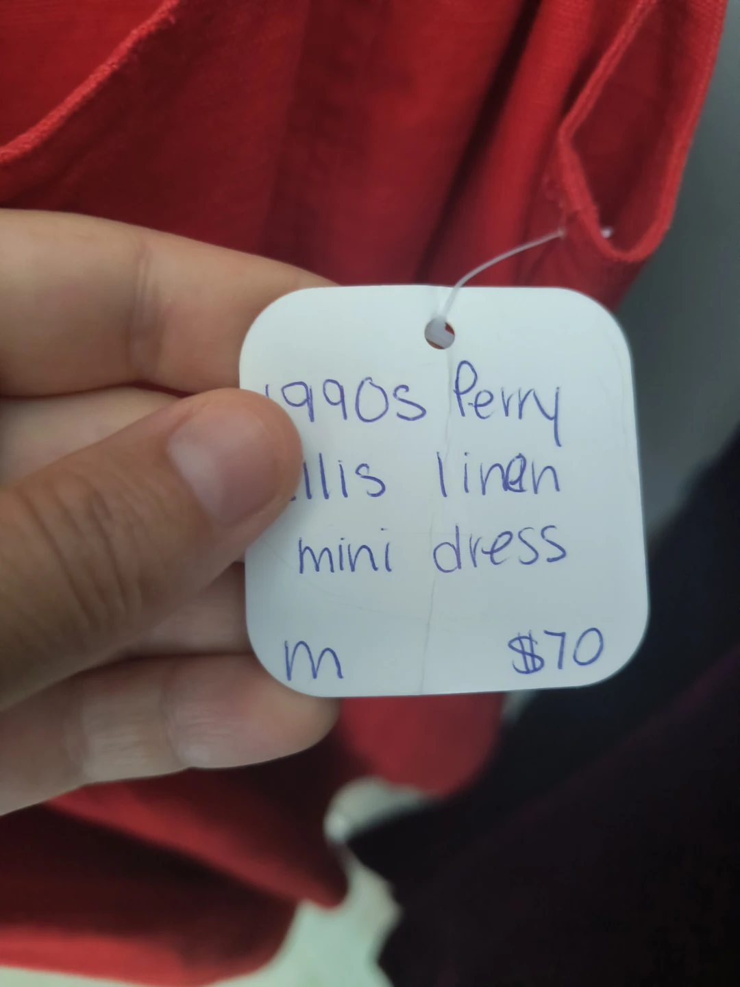Perry Ellis America Linen Mini Dress - photo 3