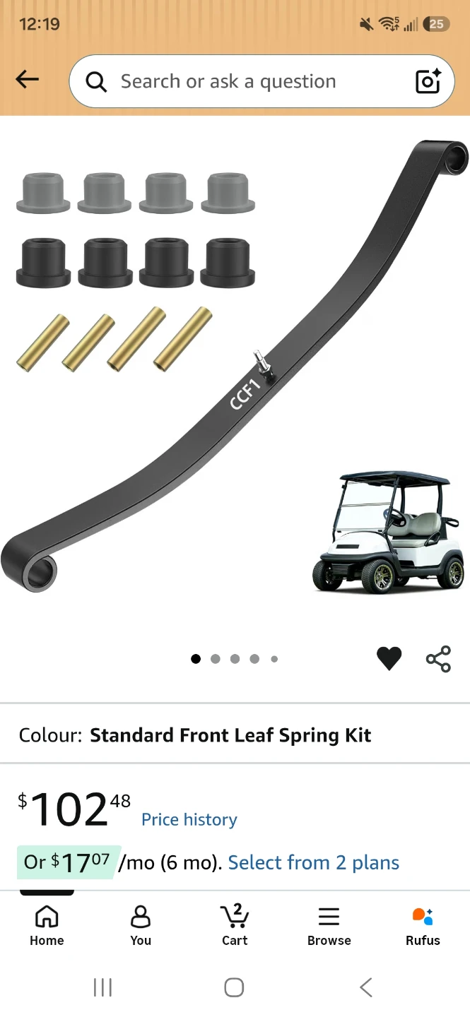 Heavy Duty Front Leaf Spring for Golf Cart - photo 4