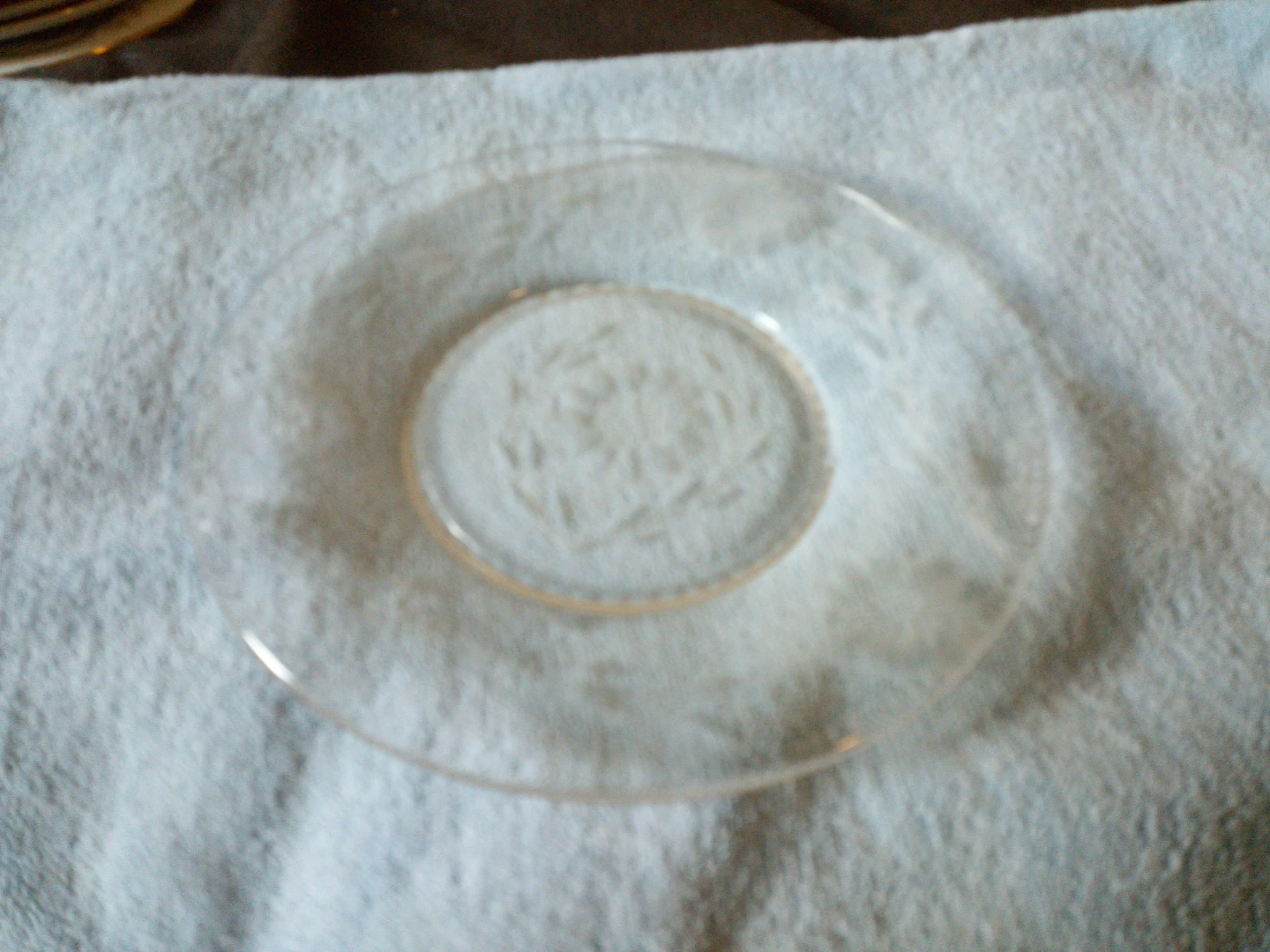 Cornflower luncheon plate