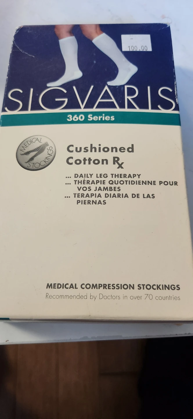 Sigvaris 360 Series Cushioned Cotton Rx Medical Compression