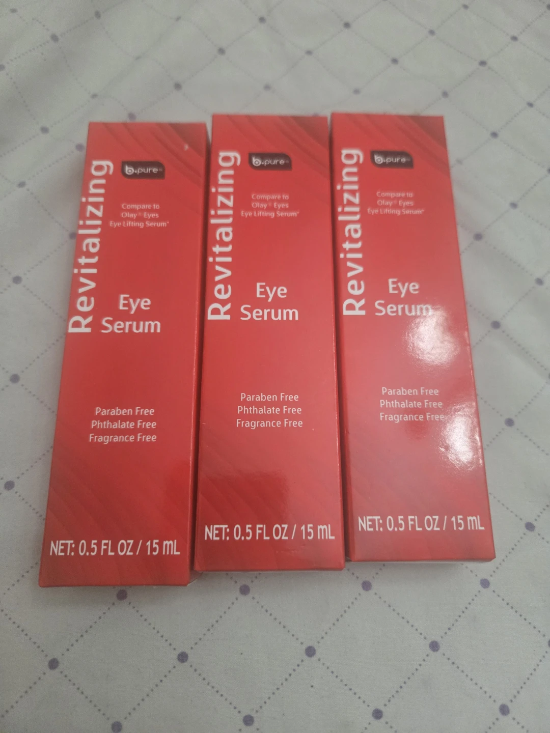 3 for 30 cad Compare to olay eye lifting serum