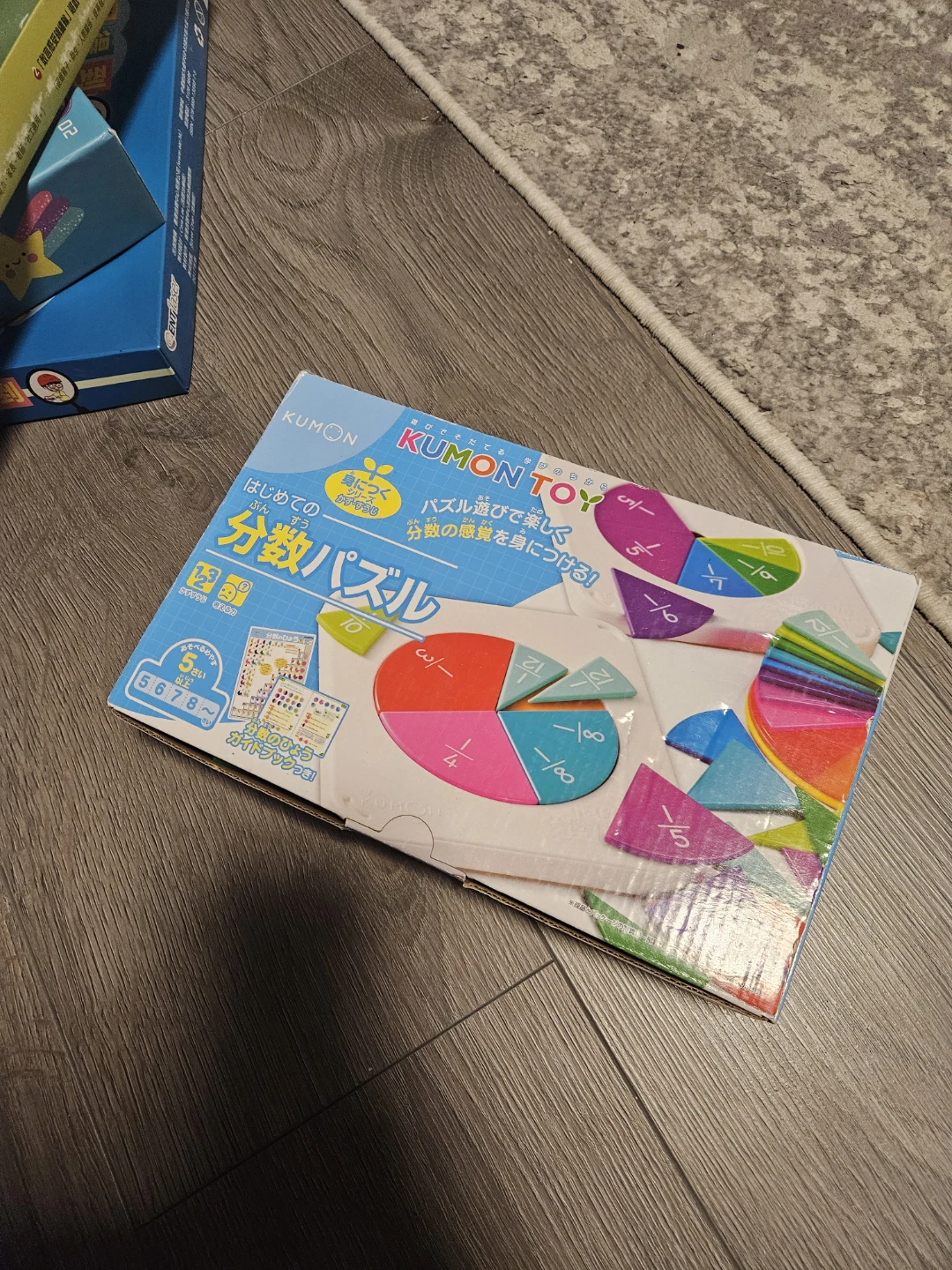 Kumon Toy Fraction Puzzle Educational Game