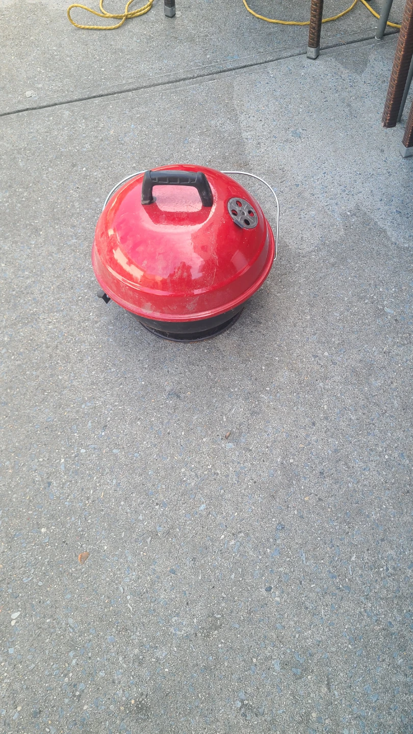 Red Portable Kettle Grill - photo 2