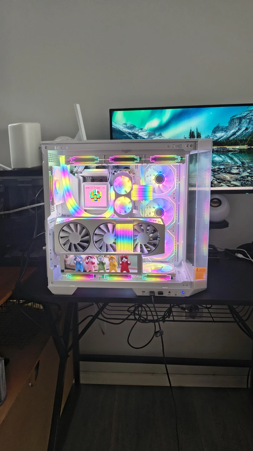 Custom white Gaming PC 9070 xt, 9800x3d, 32GB ddr5 ram - photo 2