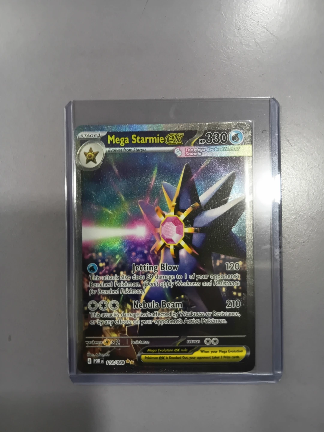 Pokemon Mega Starmie EX Card