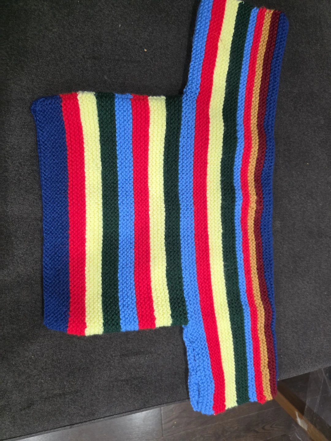 Hand-knitted Striped Sweater - photo 2
