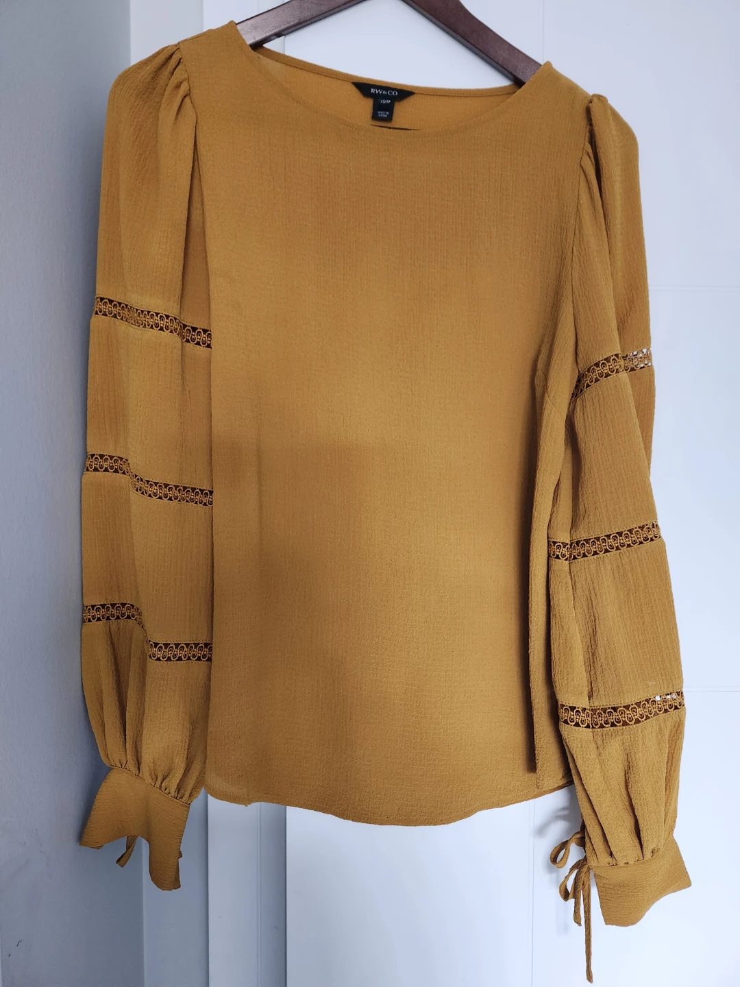 RW & CO. Women's Long Sleeve Top XS