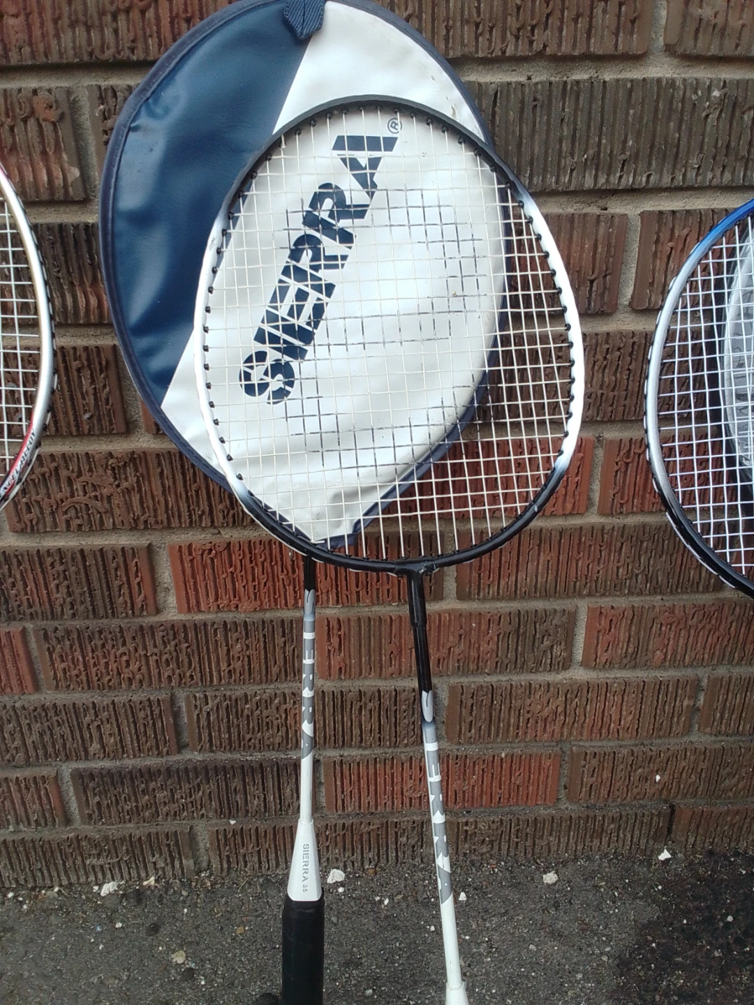 Sierra and Yonex Badminton Rackets with Covers
