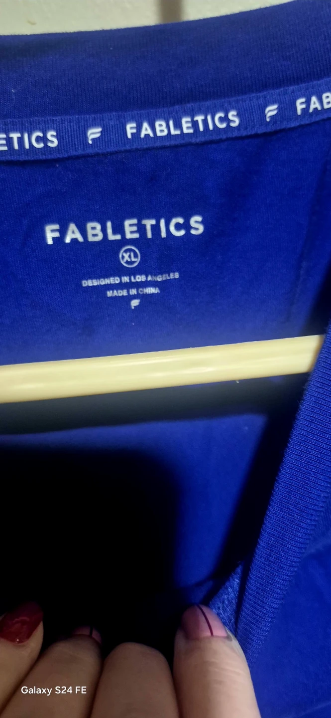 Fabletics Royal Blue T-Shirt oversized - photo 3