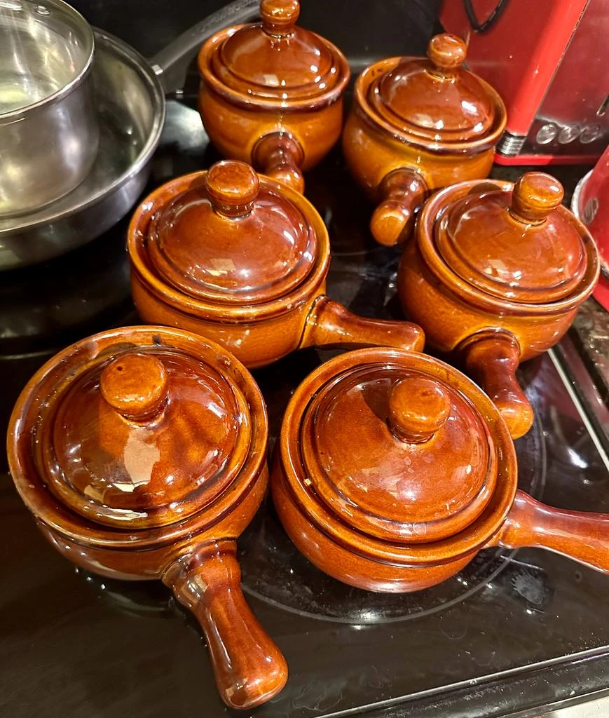 🧡Set of 6 Maison Plus Brown Ceramic Pots