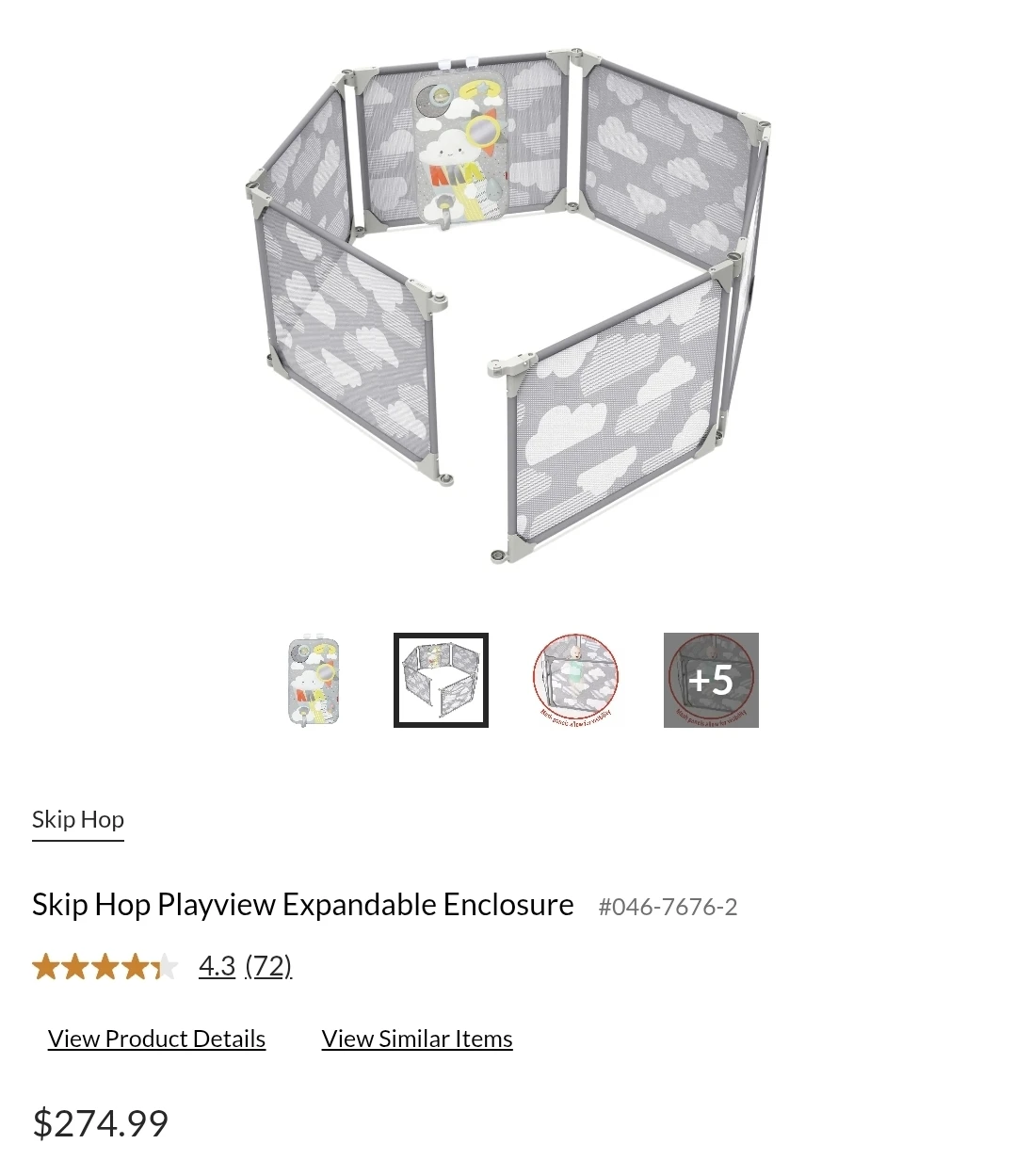 Skip Hop Playview Expandable Enclosure
