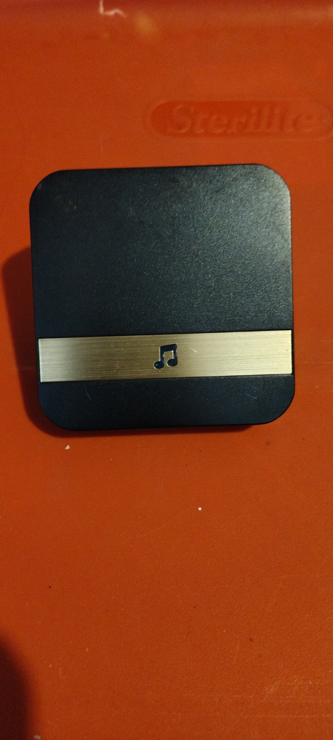 Black Plug-in Doorbell Chime Unit