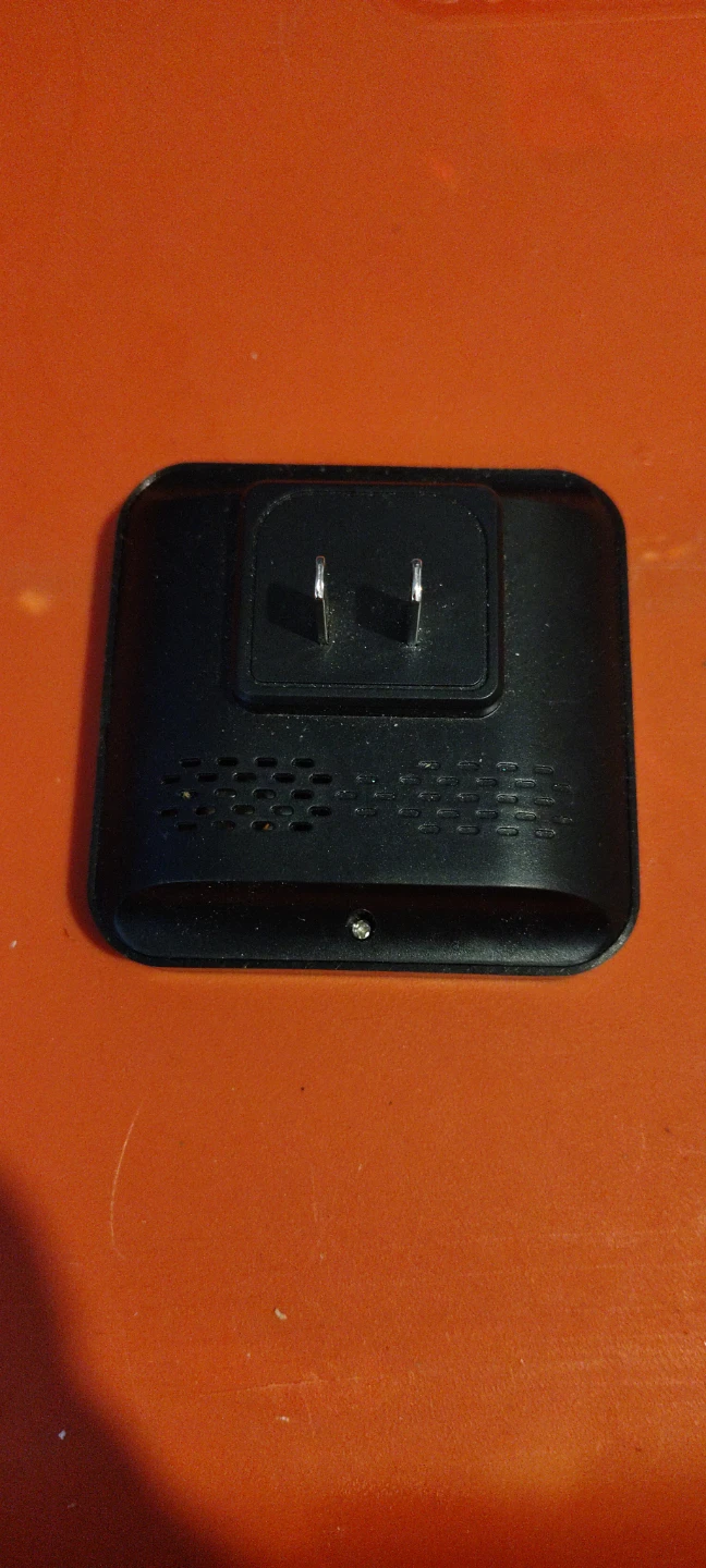 Black Plug-in Doorbell Chime Unit - photo 2