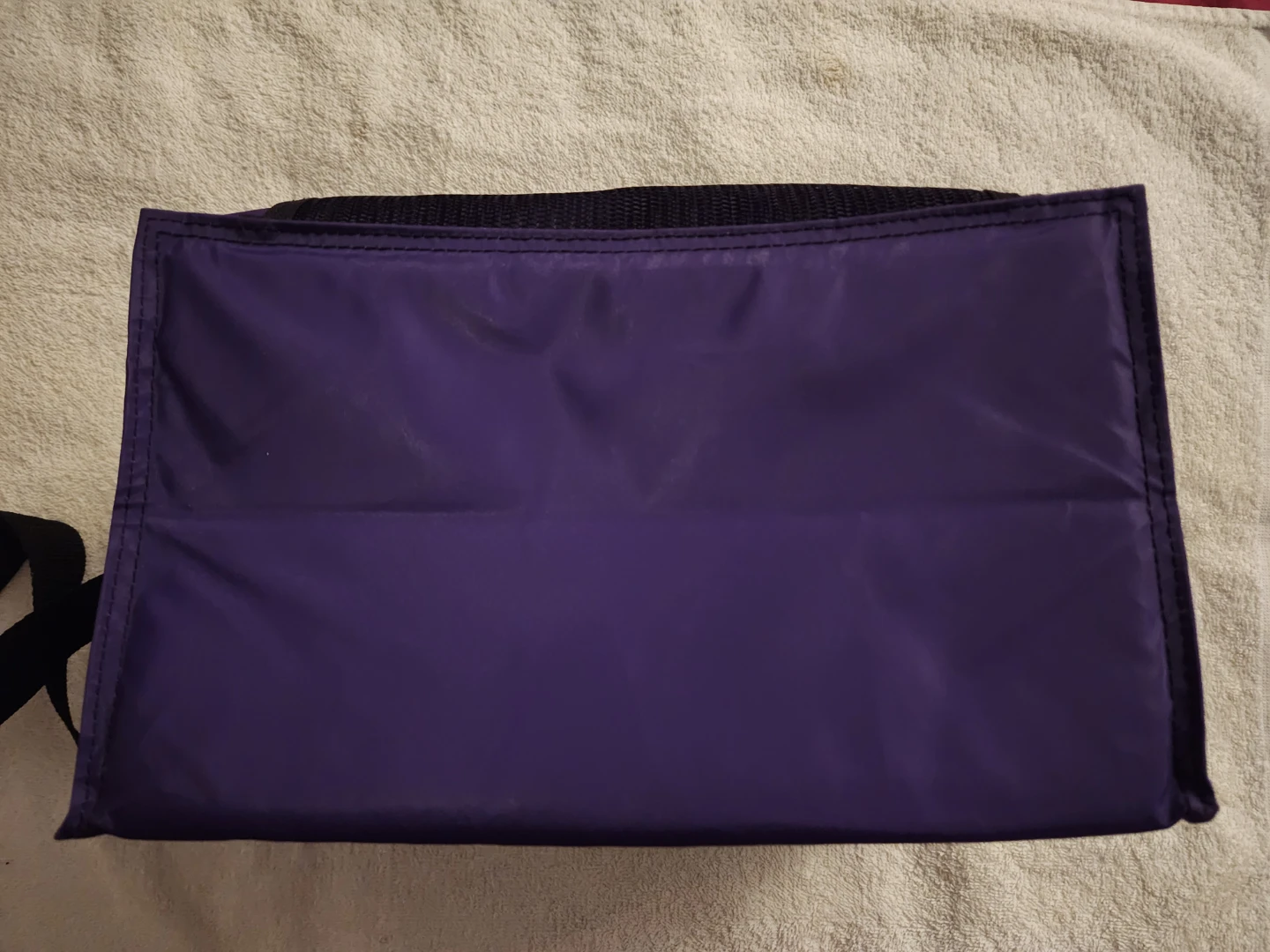 NEW COLLAPSABLE COOLER. PURPLE + BLACK. Fits 12 Cans, ice, lunch - photo 3
