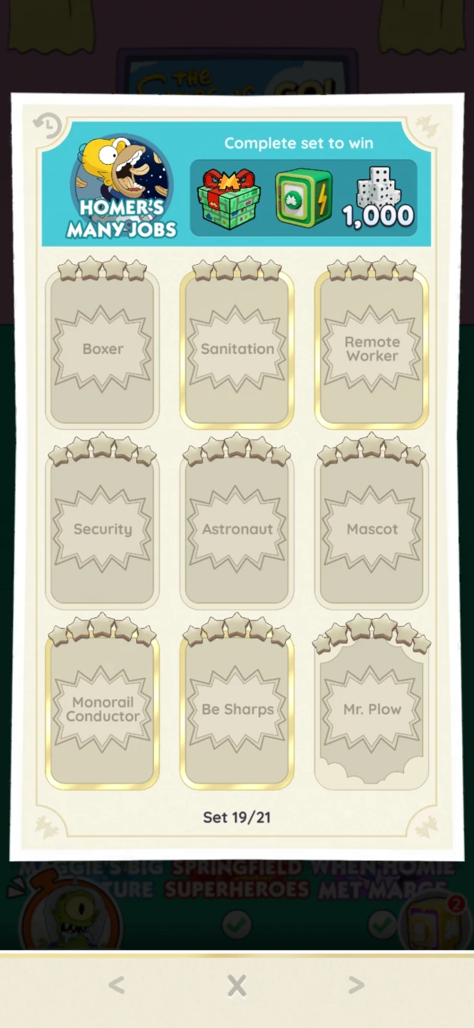 The Simpsons Homer's Many Jobs Digital Game