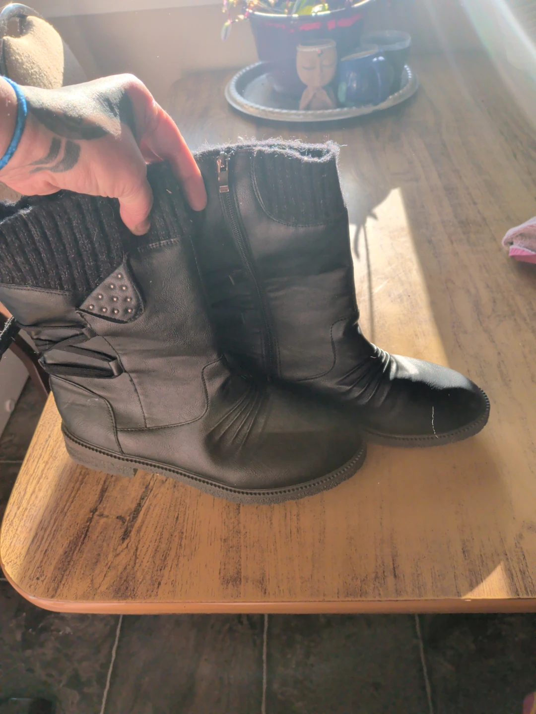 Size 9 past your ankle boots new - photo 2