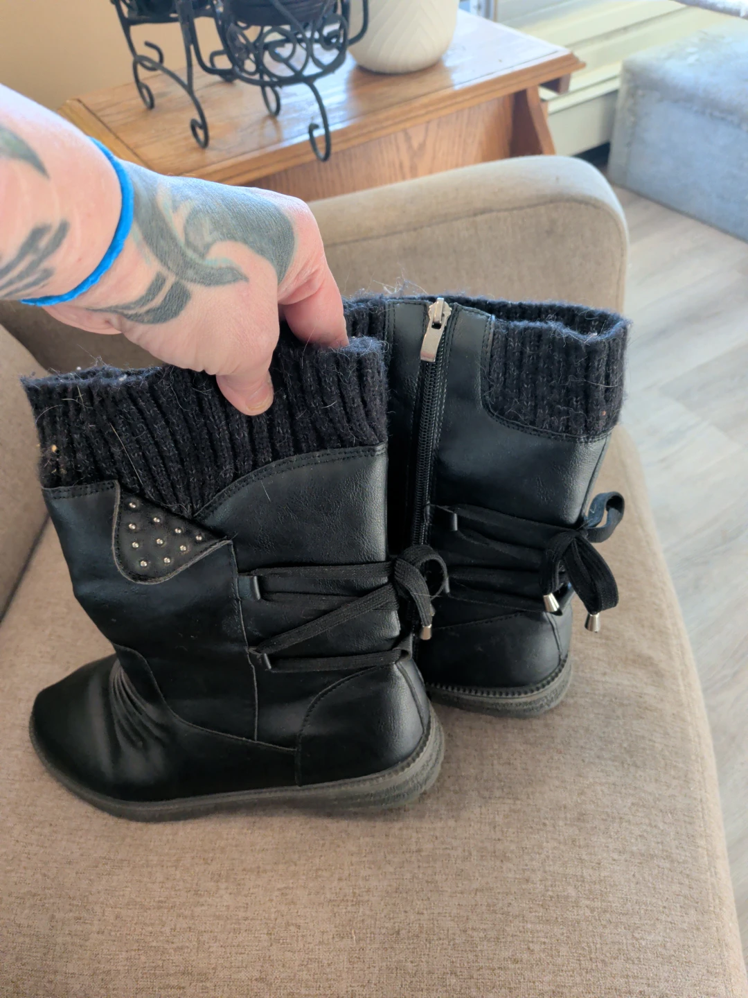 Size 9 past your ankle boots new - photo 3