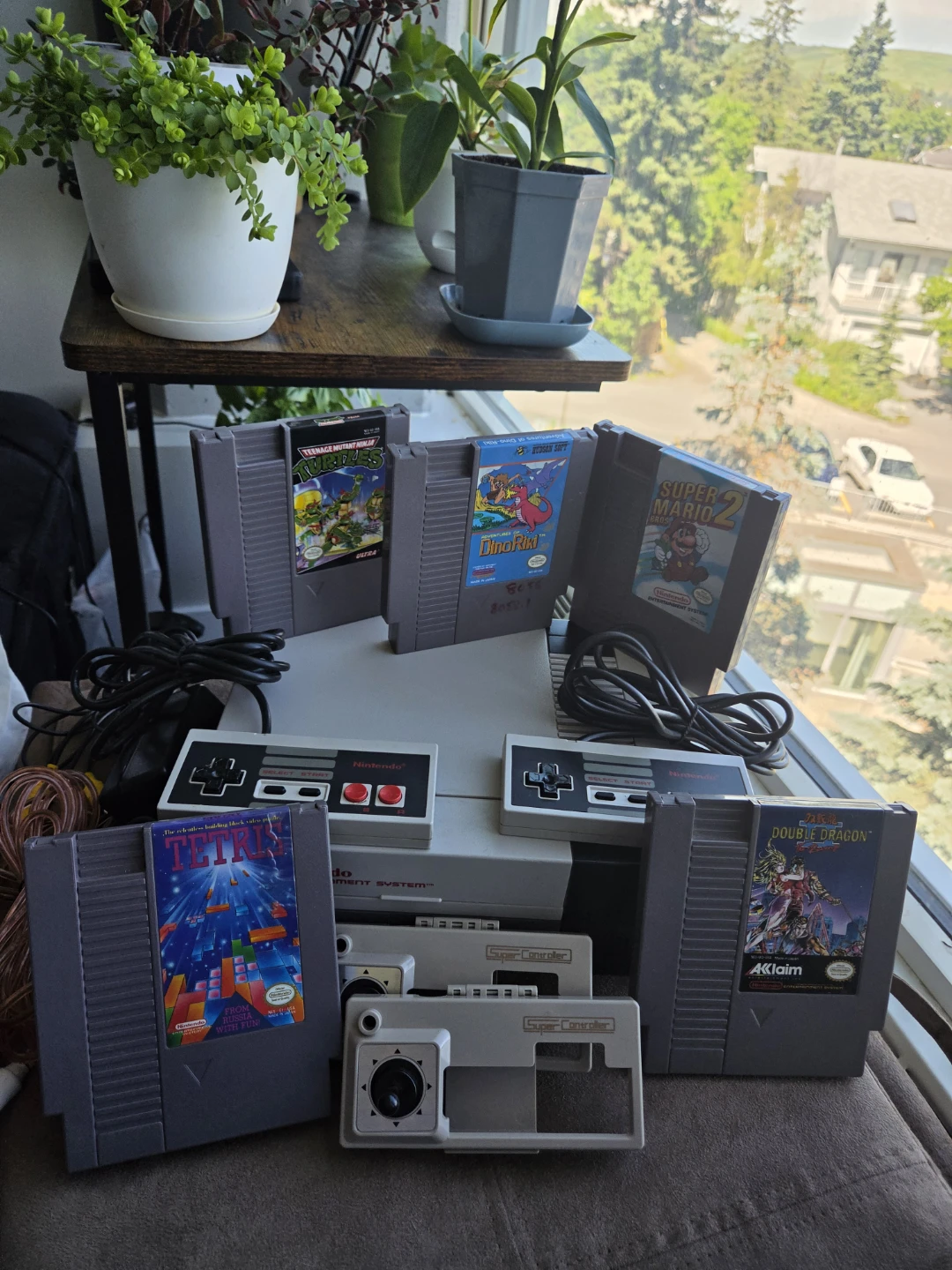 Nintendo Entertainment System (NES) Console with Games