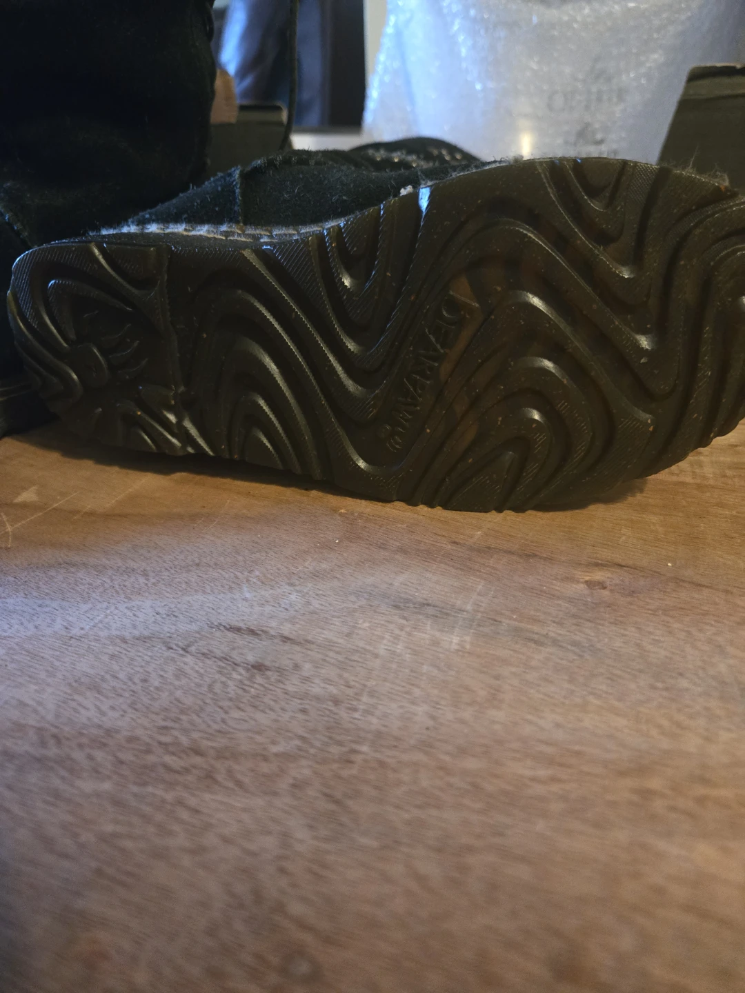 Bearpaw Black Suede Studded Boots Size 7 - photo 4